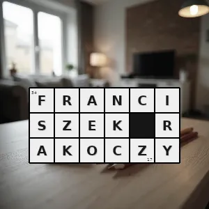 Hasło krzyżówkowe przywódca powstania węgierskiego przeciw habsburgom 1676 1735 - franciszek rakoczy – rozwiązanie, synonimy, podpowiedzi i definicje krzyżówkowe